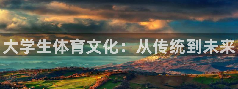 MK体育官网下载娱乐：大学生体育文化：从传统到未来