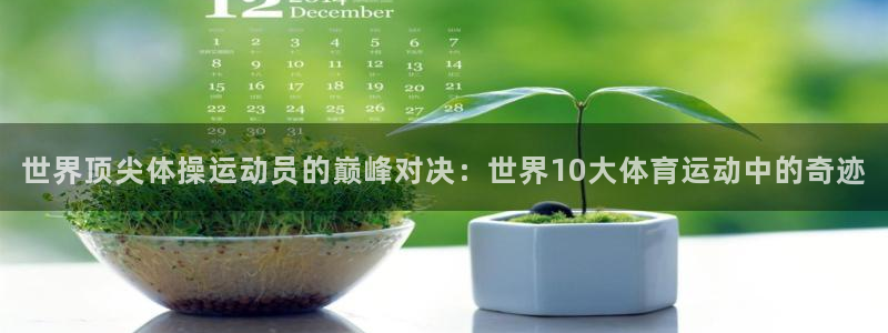 MK体育正规吗?：世界顶尖体操运动员的巅峰对决：世界10大体