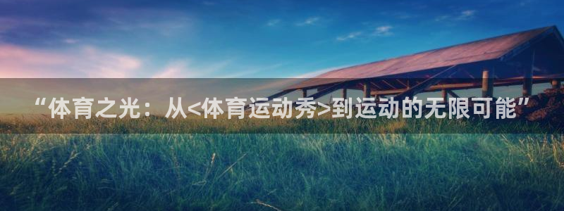 mk体育系列平台官网：“体育之光：从